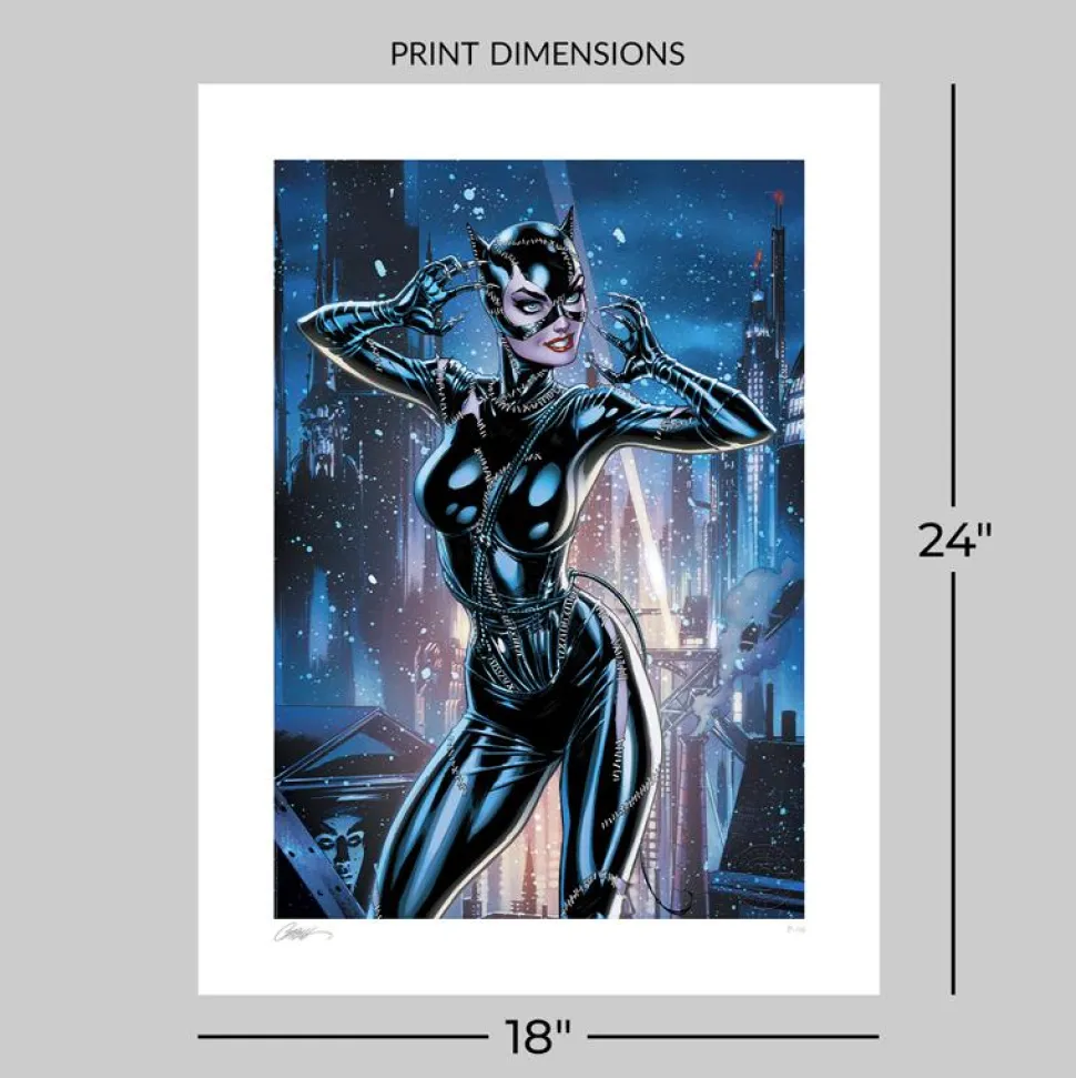 Batman - Catwoman 80th Anniversary: Batman Returns Fine Art Print by J. Scott Campbell
