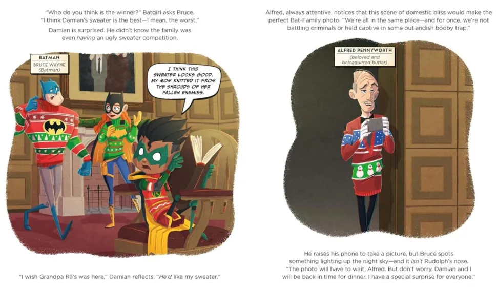Batman - Christmas in the Batcave: A Brave, Bold, and Utterly Exhausting Adventure Hardcover Book