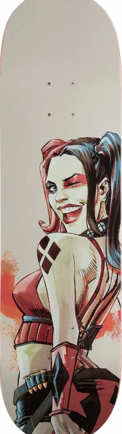 Batman - Color Bars x DC Harley Quinn Femme Fatale 8.50 Skateboard Deck (Deck Only)