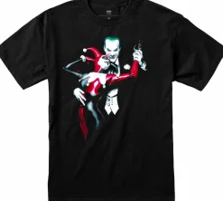 Batman - Color Bars x DC Joker & Harley Quinn Sway With Me Black T-Shirt