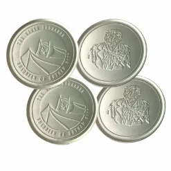 Batman - Embossed Metal Coasters 4-Pack