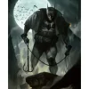 Batman - Gotham by Gaslight Fine Art Print by Richard Luong