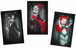 Batman - Gotham Girls Fine Art Print Set by Emma ‘Anarkitty’ Geary (Set of 3)