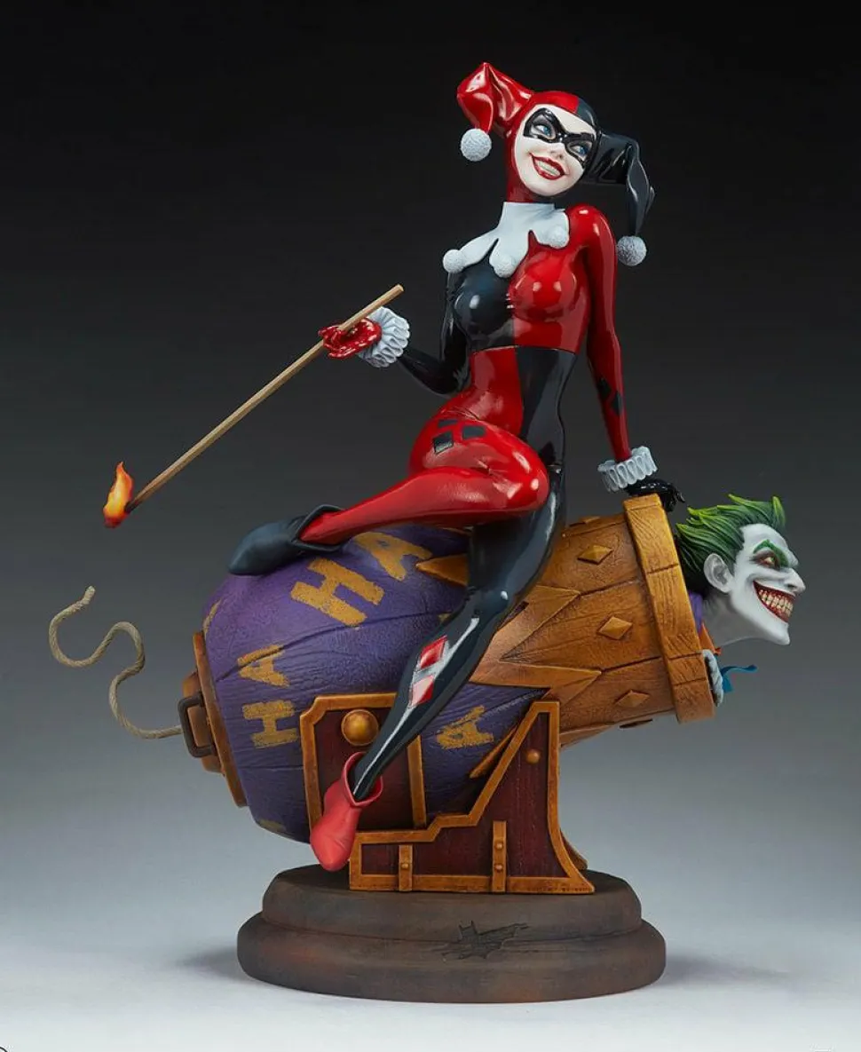 Batman - Harley Quinn & The Joker 14” Maquette Diorama Statue
