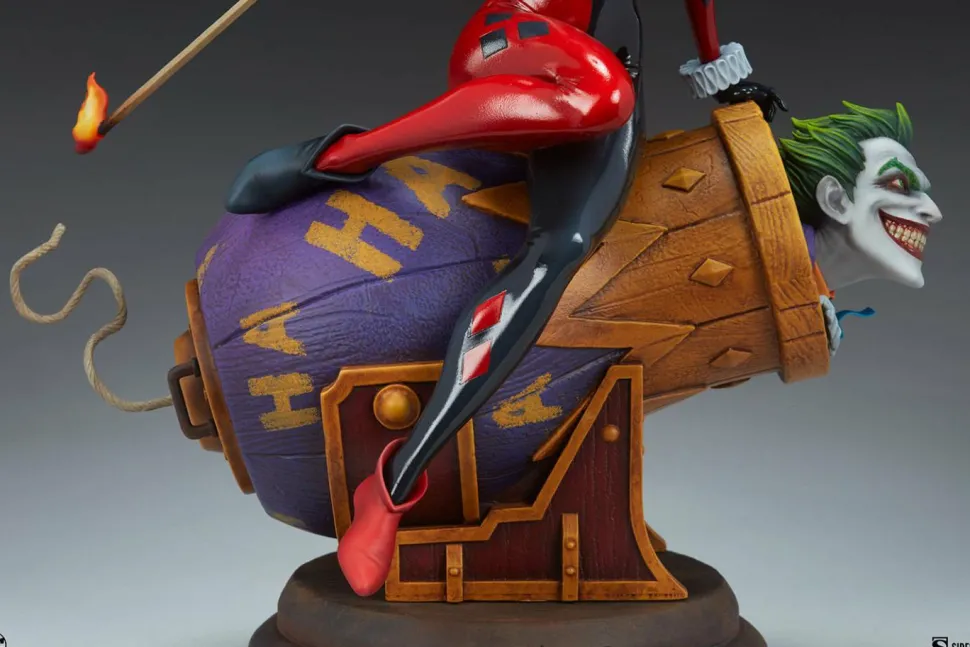 Batman - Harley Quinn & The Joker 14” Maquette Diorama Statue