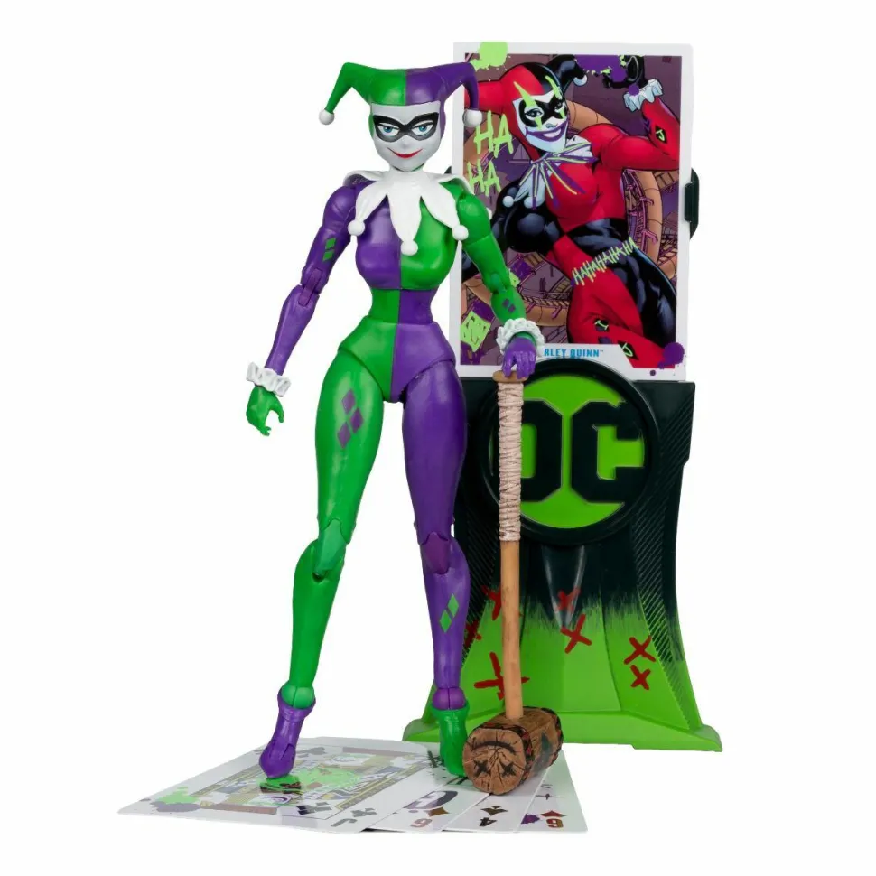 Batman - Harley Quinn (Jokerized) DC Multiverse Gold Label 7" Scale Action Figure