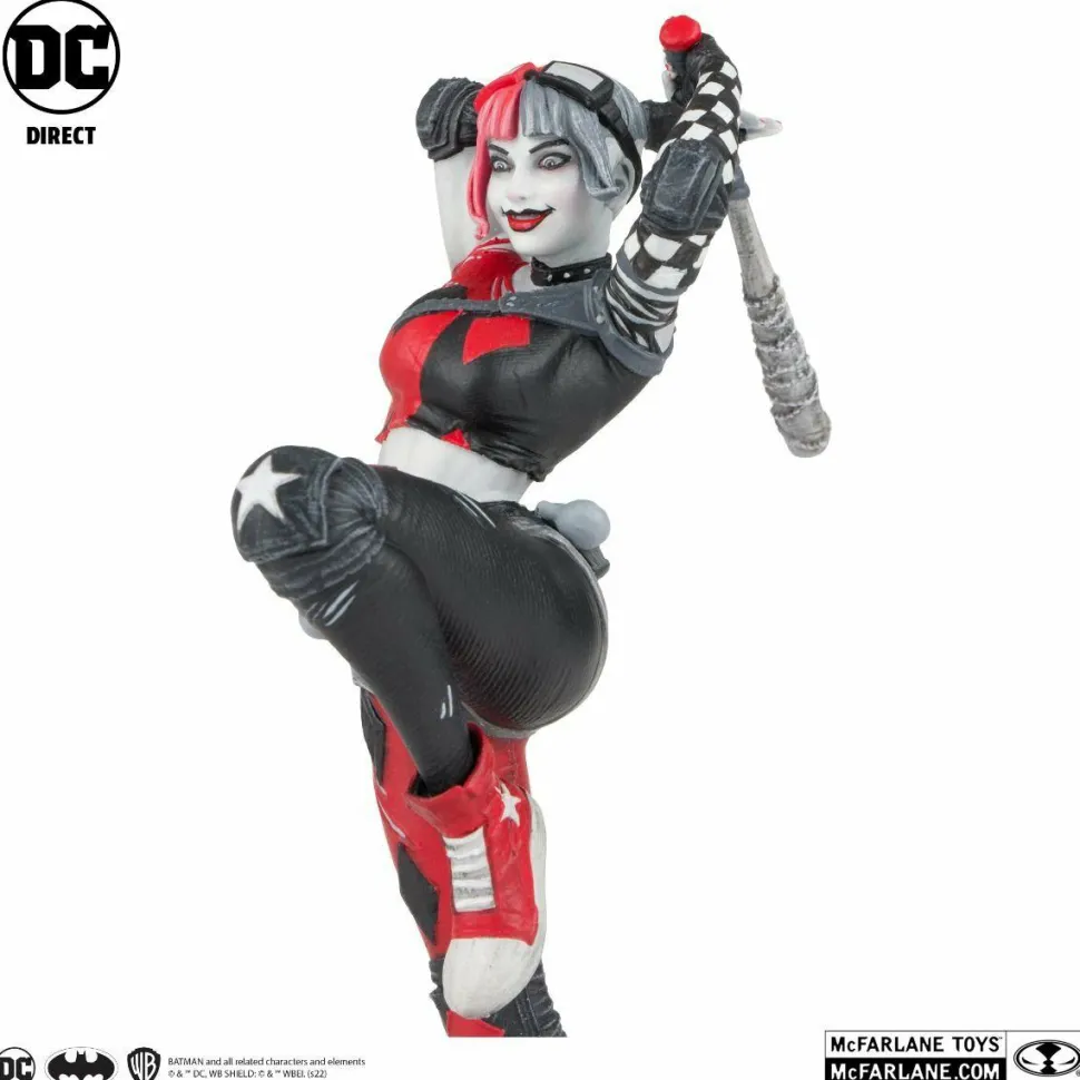 Batman - Harley Quinn Red, White & Black by Derrick Chew 1/10th Scale Statue