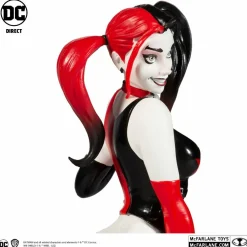 Batman - Harley Quinn Red, White & Black by J. Scott Campbell 1/10th Scale Statue