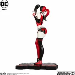 Batman - Harley Quinn Red, White & Black by J. Scott Campbell 1/10th Scale Statue