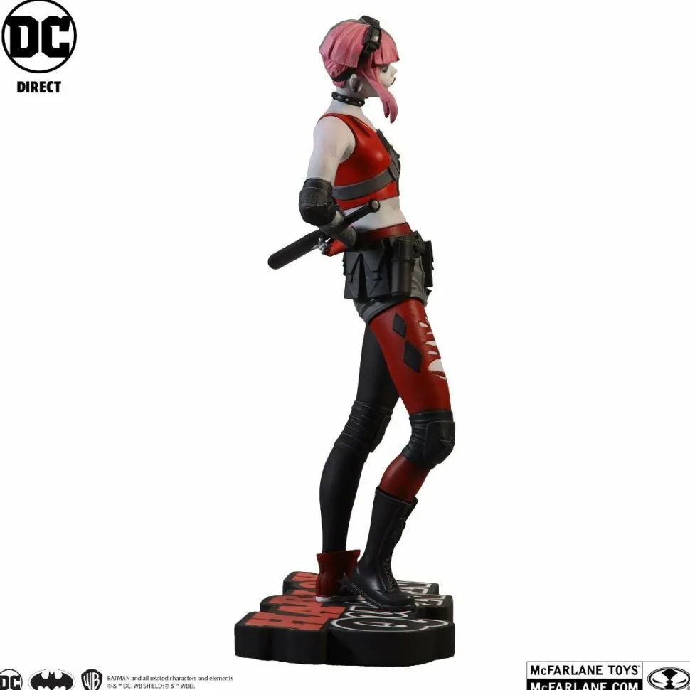 Batman - Harley Quinn Red, White & Black by Simone Di Mio 1/10th Scale Statue