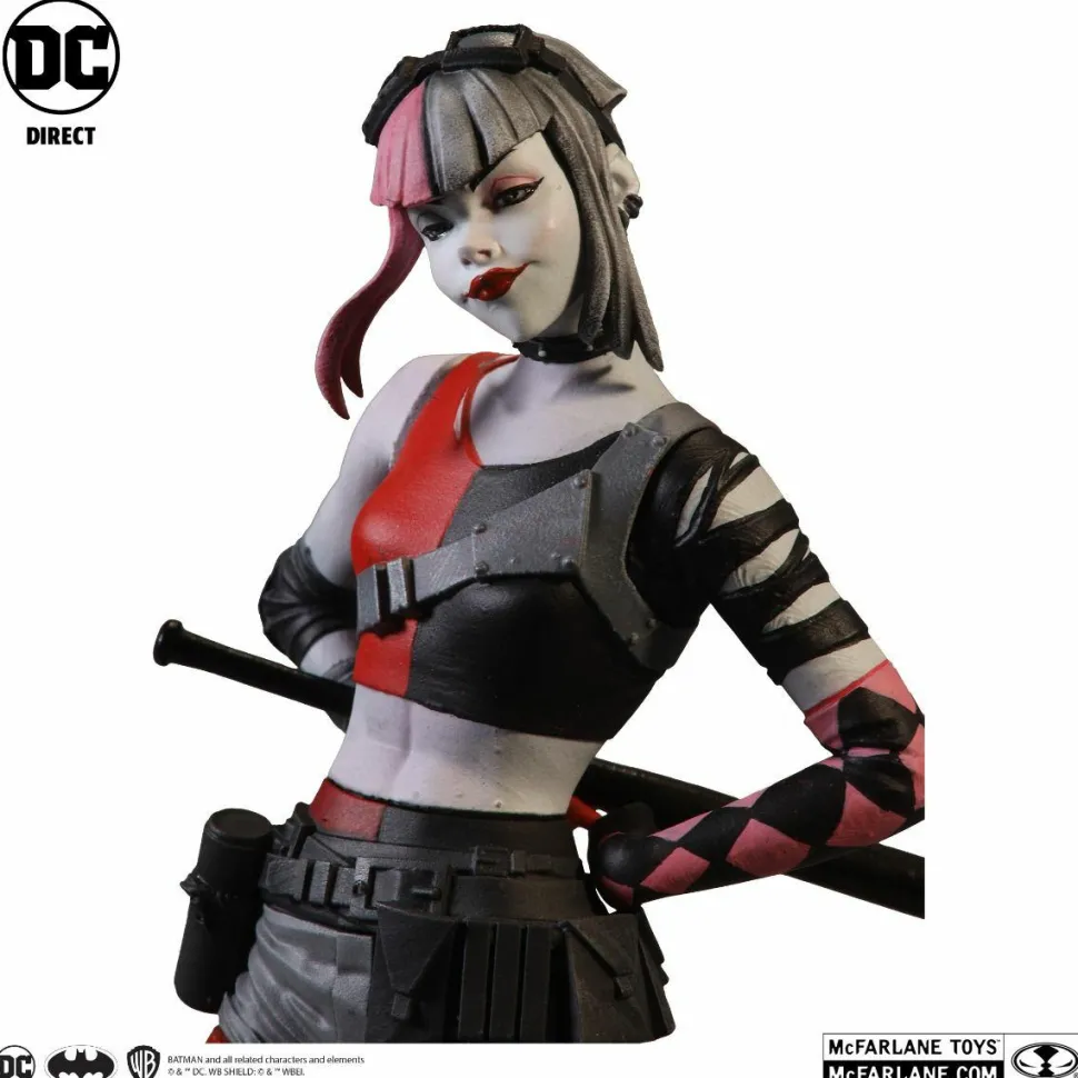 Batman - Harley Quinn Red, White & Black by Simone Di Mio 1/10th Scale Statue