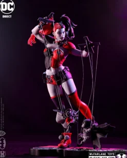 Batman - Harley Quinn Red, White & Black by Emanuela Lupacchino 1/10th Scale Statue