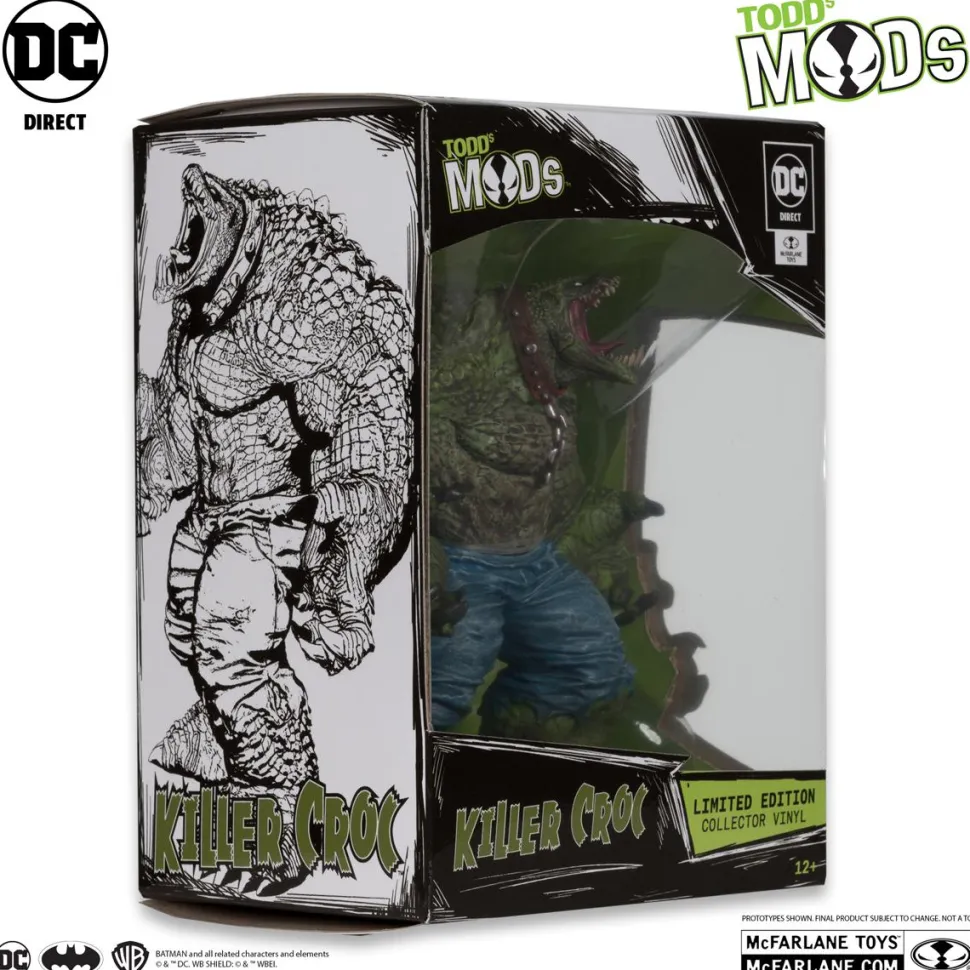 Batman - Killer Croc Todd's Mods Collector Vinyl 4.5" Scale PVC Posed Figure