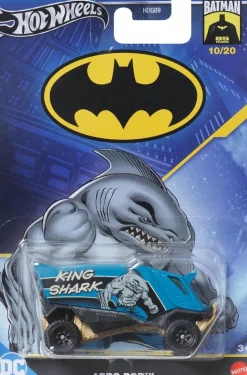 Batman - King Shark Aero Pod Hot Wheels Silver Label 1/64th Scale Die-Cast Vehicle