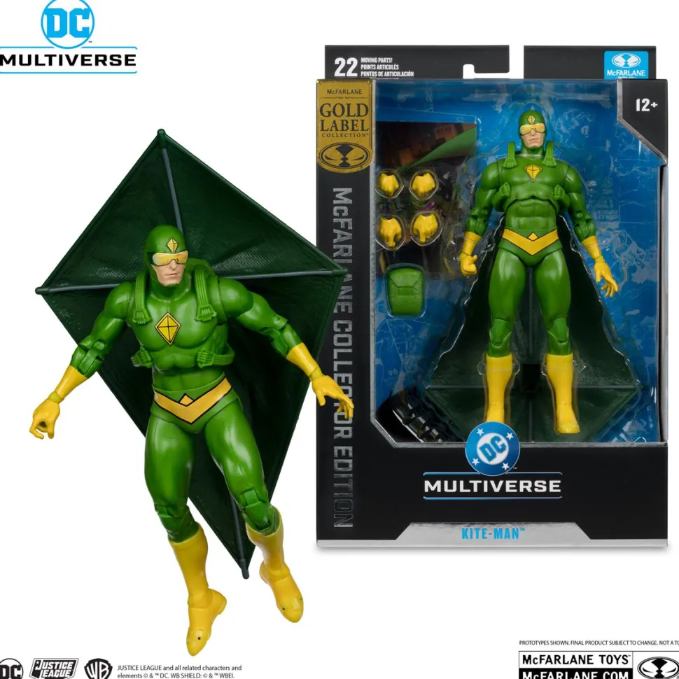 Batman - Kite-Man McFarlane Collector Edition Gold Label 7" Scale Action Figure