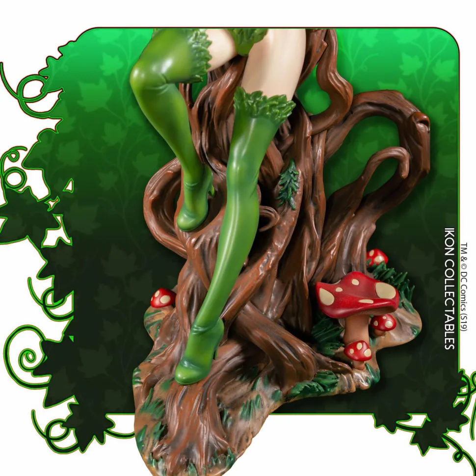 Batman - Poison Ivy on Vine Throne with Killer Flower 12” Statue