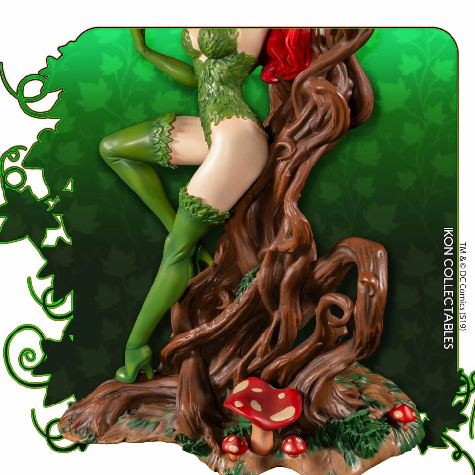Batman - Poison Ivy on Vine Throne with Killer Flower 12” Statue