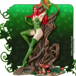 Batman - Poison Ivy on Vine Throne with Killer Flower 12” Statue