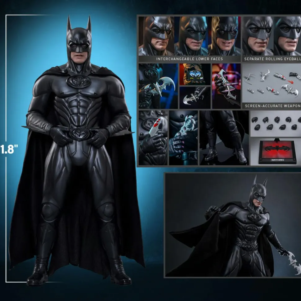 Batman & Robin (1997) - Batman 1/6th Scale Hot Toys Action Figure