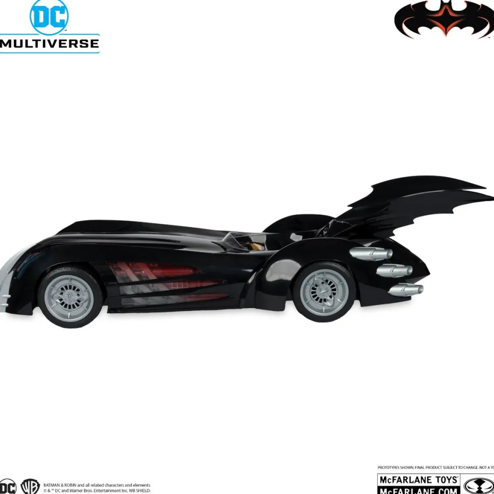 Batman & Robin (1997) - Batmobile DC Multiverse 7" Scale Action Figure Vehicle with Lights & Sound