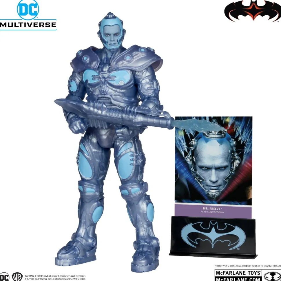 Batman & Robin (1997) - Mr. Freeze Black Light Edition DC Multiverse Gold Label 7" Scale Action Figure