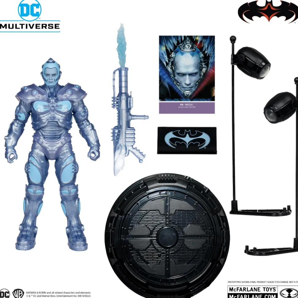 Batman & Robin (1997) - Mr. Freeze Black Light Edition DC Multiverse Gold Label 7" Scale Action Figure