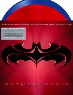 Batman & Robin (1997) - Music From and Inspired by the Motion Picture 2xLP Vinyl Record (2020 Record Store Day Exclusive Red & Blue Coloured Vinyl)