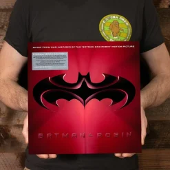 Batman & Robin (1997) - Music From and Inspired by the Motion Picture 2xLP Vinyl Record (2020 Record Store Day Exclusive Red & Blue Coloured Vinyl)