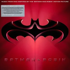 Batman & Robin (1997) - Music From and Inspired by the Motion Picture 2xLP Vinyl Record (2020 Record Store Day Exclusive Red & Blue Coloured Vinyl)