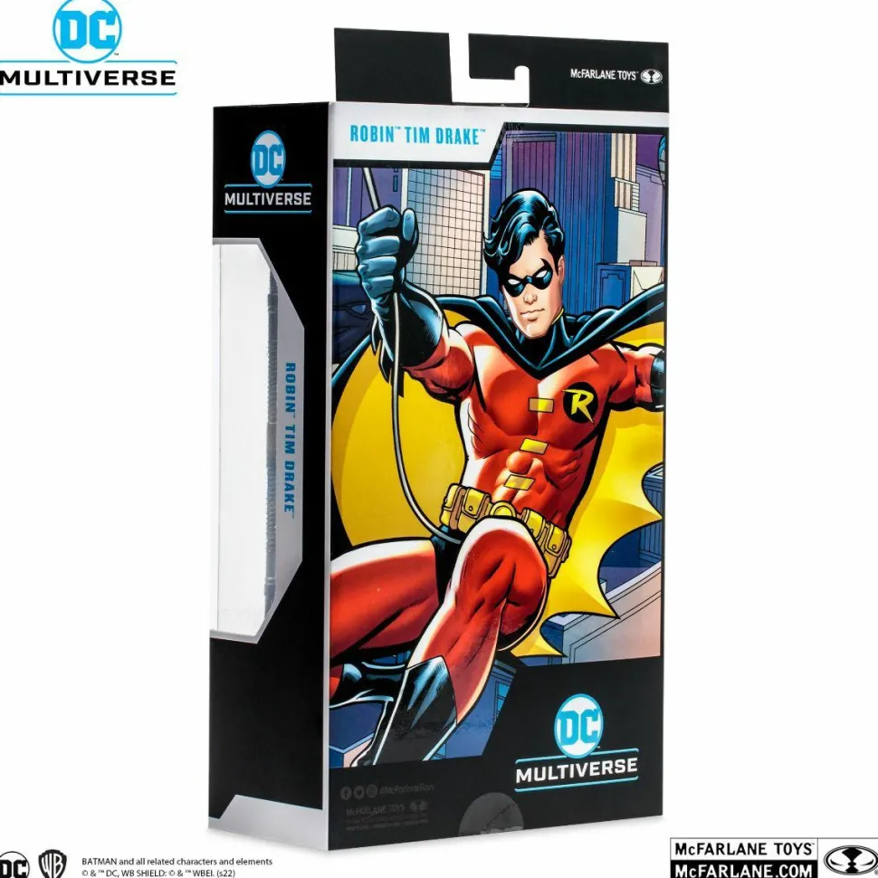 Batman - Robin Tim Drake (Red Suit Variant) DC Multiverse Gold Label 7” Scale Action Figure