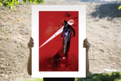 Batman - Signal the Bat Fine Art Print by Bill Sienkiewicz