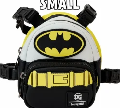 Batman - 85th Anniversary Faux Leather Mini Backpack Dog Harness (Small)