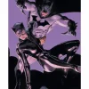 Batman - The Bat and The Cat Fine Art Print by Clay Mann