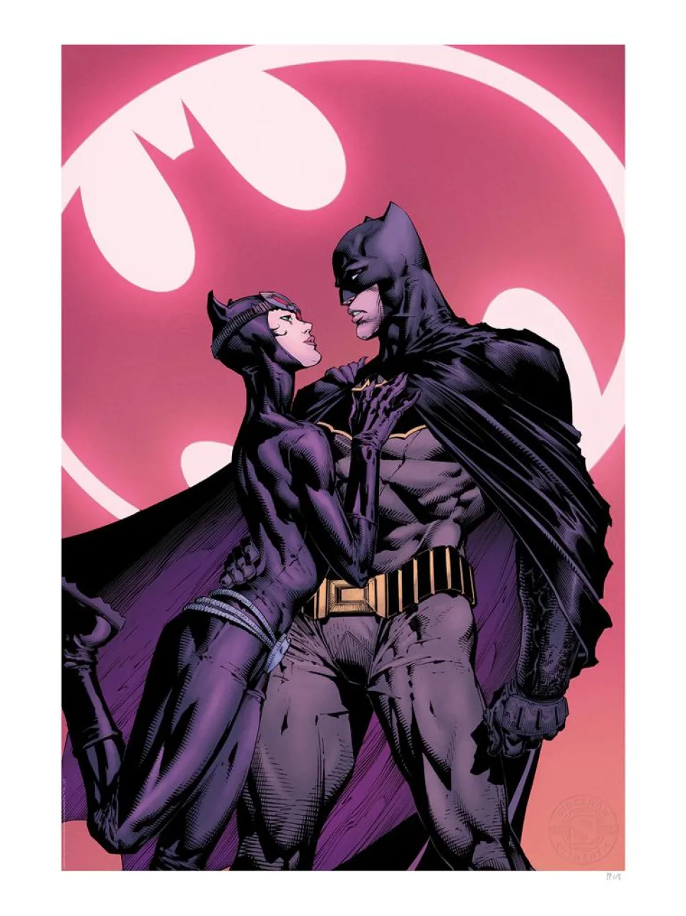 Batman - The Bat and the Cat Fine Art Print by David Finch