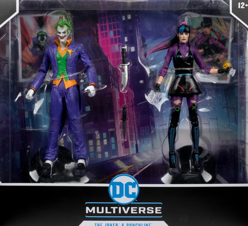 Batman - The Joker & Punchline DC Multiverse 7" Scale Action Figure 2-Pack