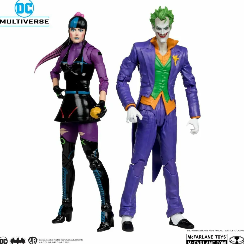 Batman - The Joker & Punchline DC Multiverse 7" Scale Action Figure 2-Pack