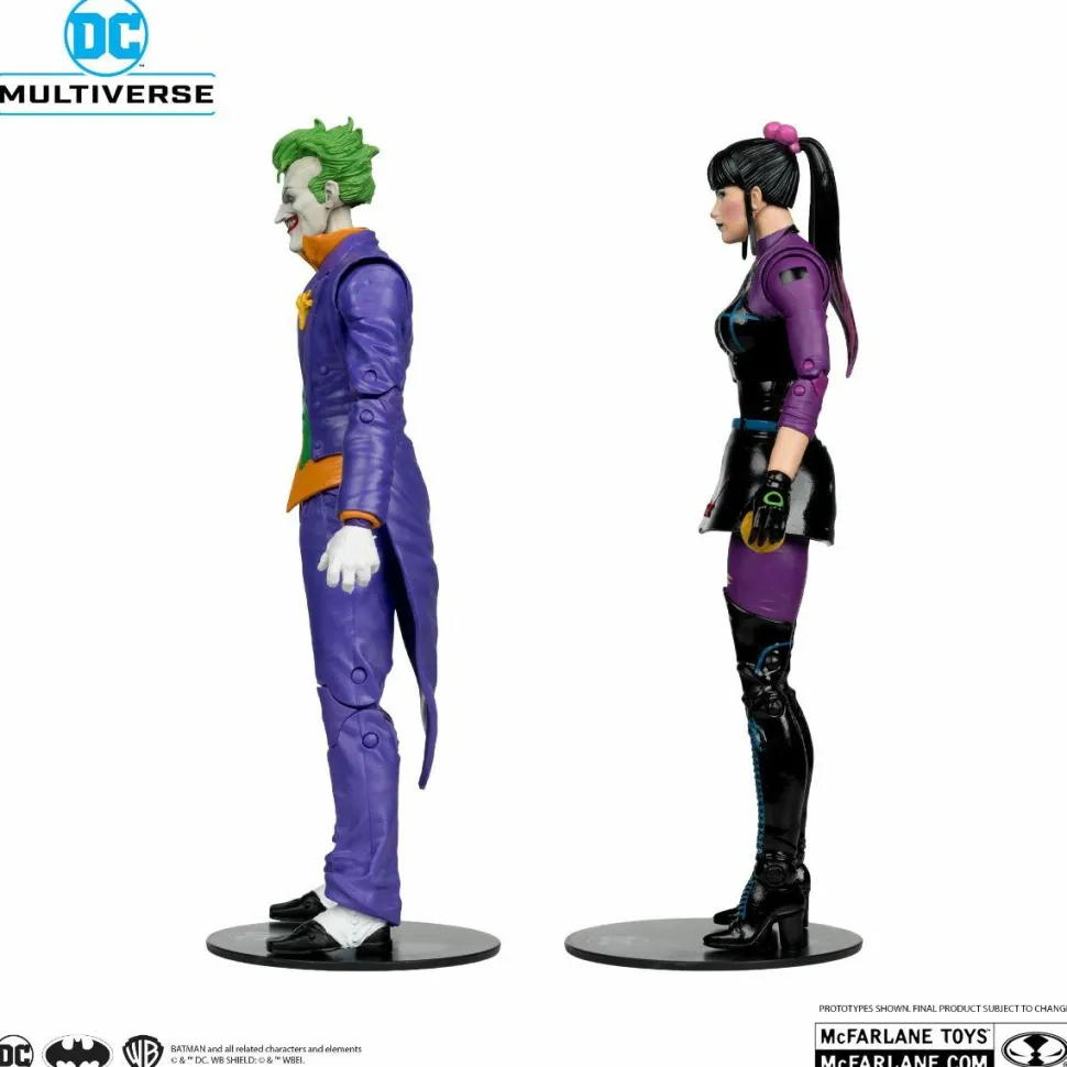 Batman - The Joker & Punchline DC Multiverse 7" Scale Action Figure 2-Pack