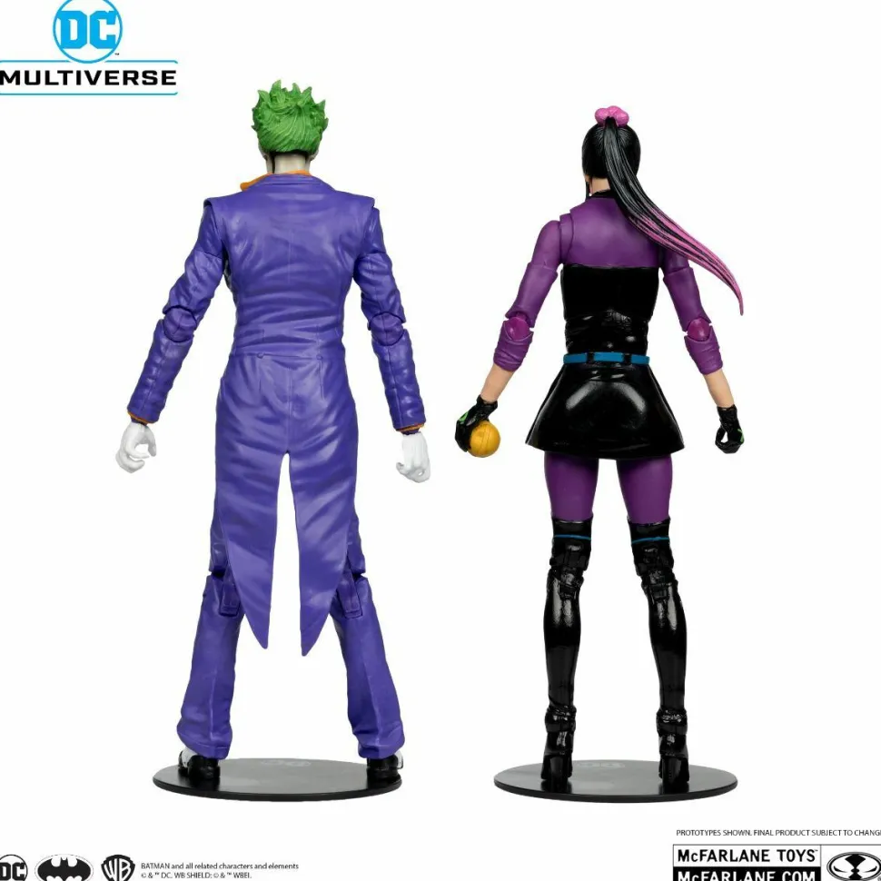 Batman - The Joker & Punchline DC Multiverse 7" Scale Action Figure 2-Pack