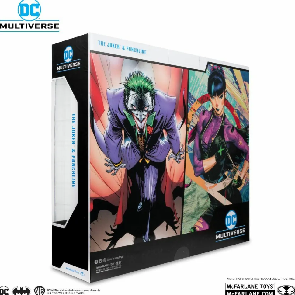 Batman - The Joker & Punchline DC Multiverse 7" Scale Action Figure 2-Pack