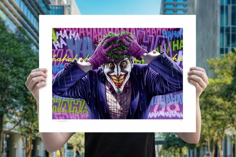 Batman - The Joker: Last Laugh Fine Art Print by Jason Edmiston