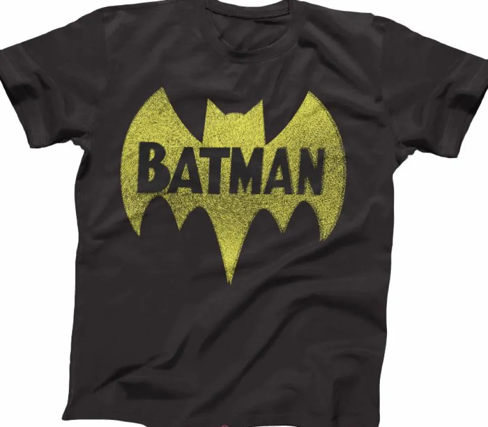 Batman - Vintage Logo Black Male T-Shirt