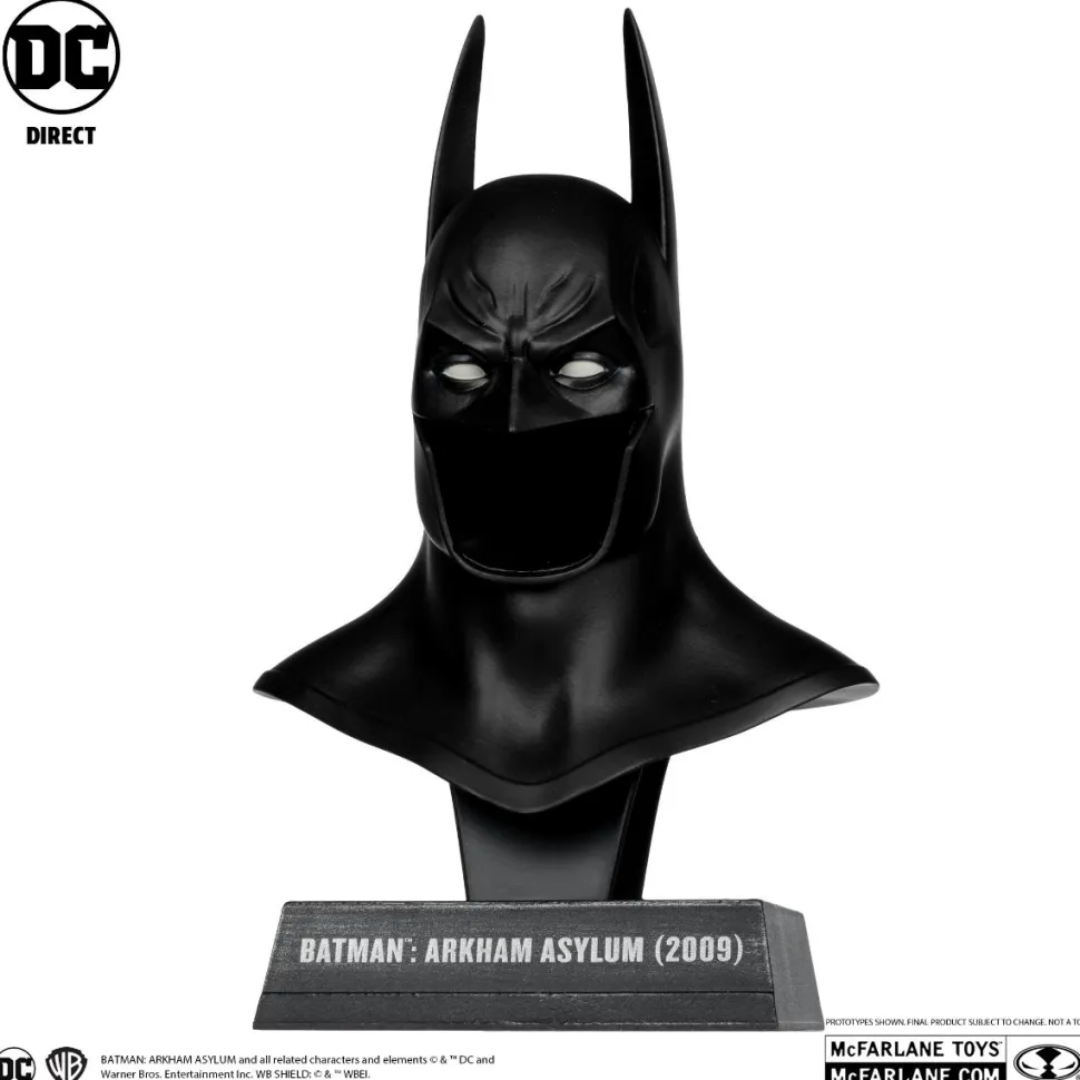 Batman: Arkham Asylum - Batman Cowl 1/3rd Scale Replica PVC Statue