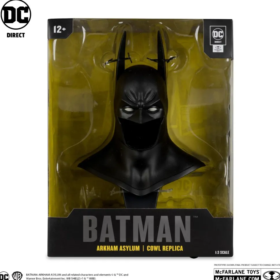 Batman: Arkham Asylum - Batman Cowl 1/3rd Scale Replica PVC Statue