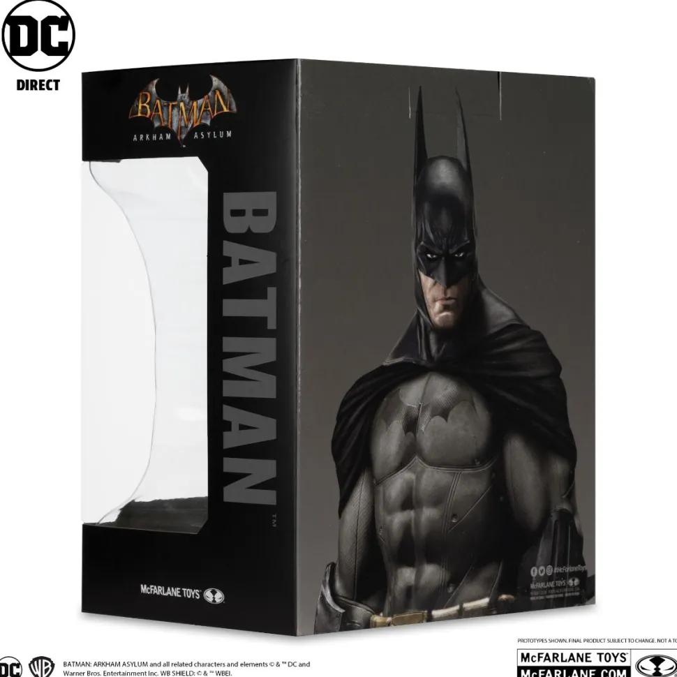 Batman: Arkham Asylum - Batman Cowl 1/3rd Scale Replica PVC Statue