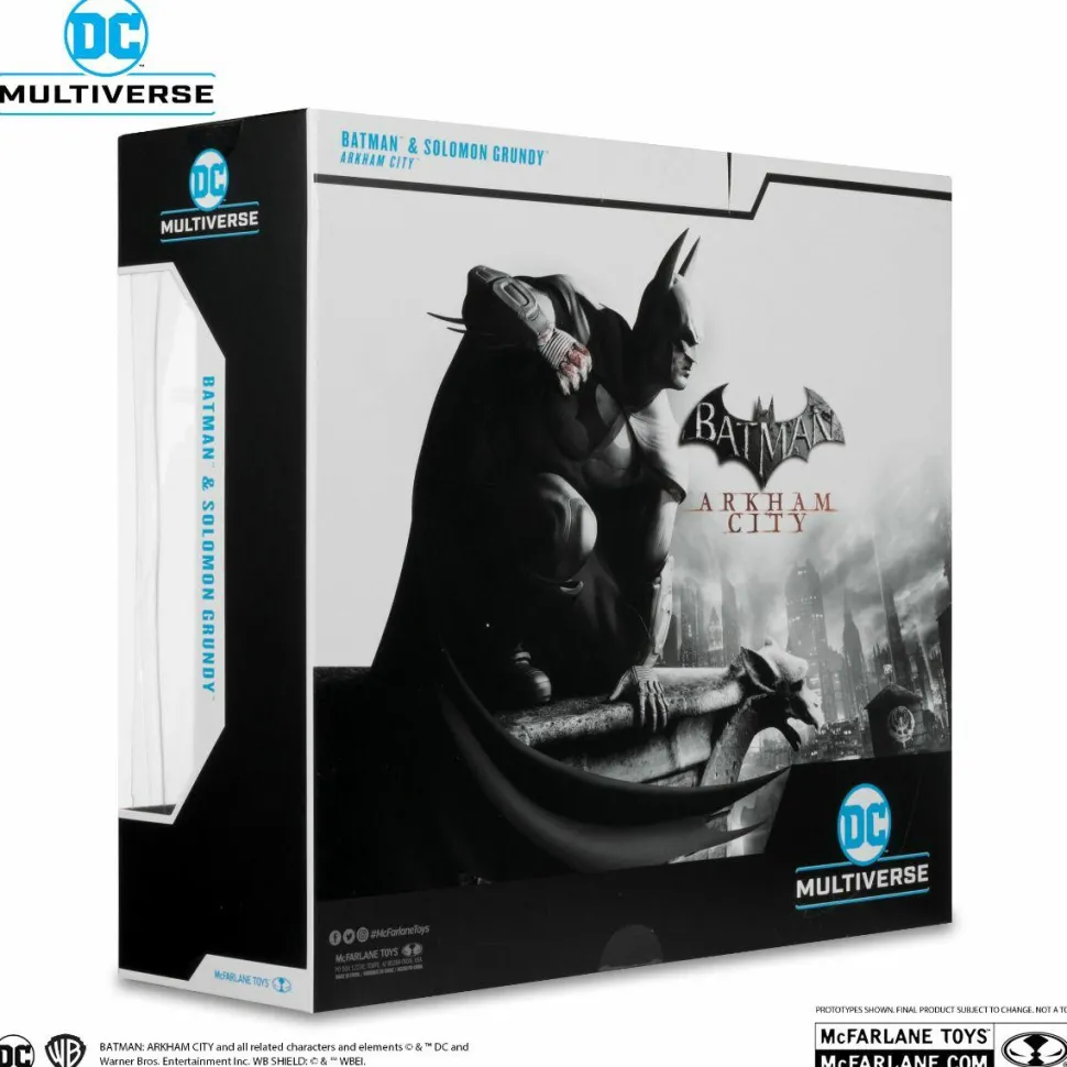 Batman: Arkham City - Batman & Solomon Grundy (Detective Mode) DC Multiverse Gold Label 7" Scale Action Figure 2-Pack