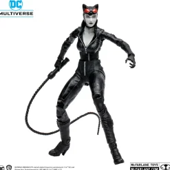 Batman: Arkham City - Catwoman (Black & White Variant) DC Multiverse Gold Label 7” Scale Action Figure (Solomon Grundy Build-A-Figure)