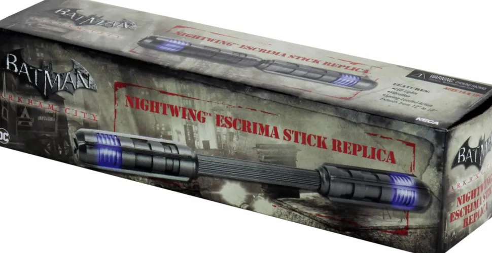 Batman: Arkham City - Nightwing Escrima Stick 1:1 Scale Life-Size Prop Replica *INT SALES ONLY*