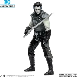 Batman: Arkham City - Ra's Al Ghul (Black & White Variant) DC Multiverse Gold Label 7” Scale Action Figure (Solomon Grundy Build-A-Figure)