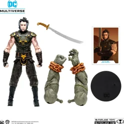 Batman: Arkham City - Ra's Al Ghul DC Multiverse 7” Scale Action Figure (Solomon Grundy Build-A-Figure)