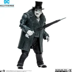 Batman: Arkham City - The Penguin (Black & White Variant) DC Multiverse Gold Label 7” Scale Action Figure (Solomon Grundy Build-A-Figure)